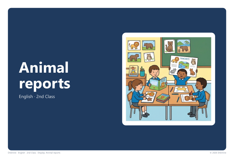 Topic display banner with illustration
